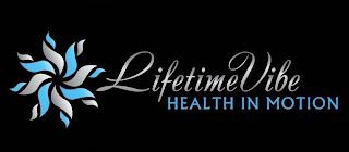 LIFETIME VIBE HEALTH IN MOTION logo