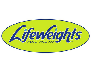 LIFEWEIGHTS FULL-FILL IT! logo
