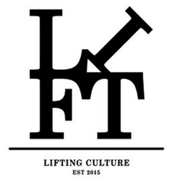 LIFT, LIFTING CULTURE, EST 2015 logo