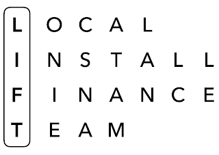 LIFT LOCAL INSTALL FINANCE TEAM logo