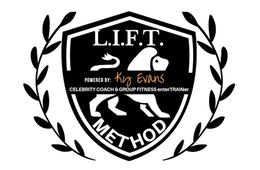 L.I.F.T. METHOD POWERED BY: KY EVANS CELEBRITY COACH & GROUP FITNESS ENTERTRAINER logo
