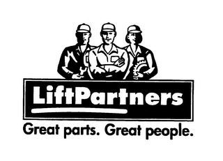 LIFT PARTNERS GREAT PARTS.  GREAT PEOPLE. logo
