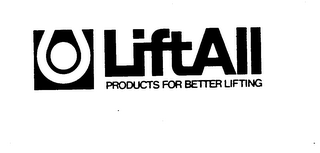 LIFTALL PRODUCTS FOR BETTER LIFTING logo