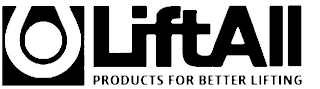 LIFTALL PRODUCTS FOR BETTER LIFTING logo