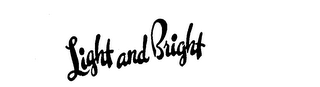 LIGHT AND BRIGHT logo