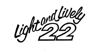 LIGHT AND LIVELY 22 logo