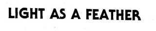 LIGHT AS A FEATHER logo