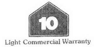 LIGHT COMMERCIAL WARRANTY 10 logo