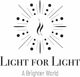 LIGHT FOR LIGHT A BRIGHTER WORLD logo