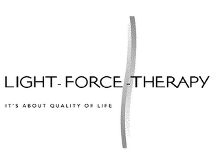 LIGHT-FORCE-THERAPY IT'S ABOUT QUALITY OF LIFE logo