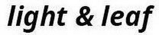 LIGHT & LEAF logo