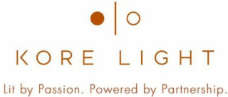 LIGHT LIT BY PASSION. POWERED BY PARTNERSHIP. logo