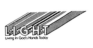 L.I.G.H.T LIVING IN GOD'S HANDS TODAY logo