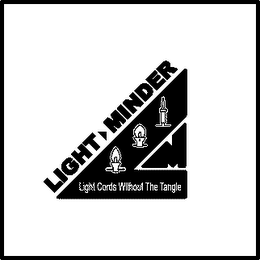 LIGHT MINDER LM LIGHT CORDS WITHOUT THE TANGLE logo