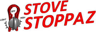 LIGHT OFF HIGH STOVE STOPPAZ logo