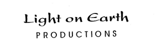 LIGHT ON EARTH PRODUCTIONS logo