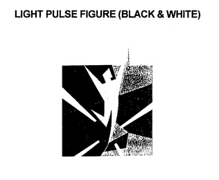 LIGHT PULSE FIGURE (BLACK AND WHITE) logo