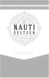 LIGHT & REFRESHING NAUTI SELTZER NATURAL FLAVORS logo