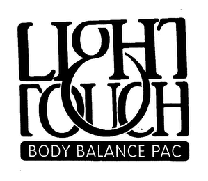 LIGHT TOUCH BODY BALANCE PAC logo