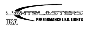 LIGHTBLASTERS PERFORMANCE L.E.D. LIGHTS USA logo