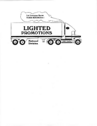 LIGHTED PROMOTIONS LET EVERYONE KNOW YOUR BUSINESS! NATIONAL DIVISION D&J CURTIS logo