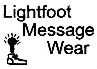 LIGHTFOOT MESSAGE WEAR logo