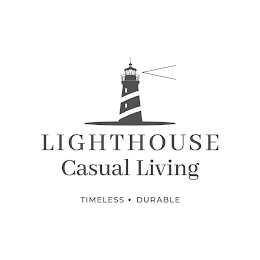 LIGHTHOUSE CASUAL LIVING TIMELESS DURABLE logo