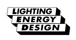 LIGHTING ENERGY DESIGN logo