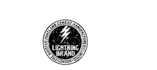 LIGHTNING BRAND THE BRITISH PORTLAND CEMENT MANUFACTURES LIMITED LONDON. logo