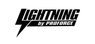 LIGHTNING BY PROFORCE logo
