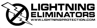 LIGHTNING ELIMINATORS WWW.LIGHTNINGPROTECTION.COM logo