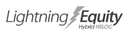 LIGHTNING EQUITY HYBRID HELOC logo
