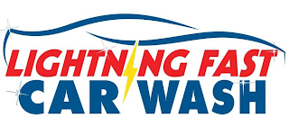 LIGHTNING FAST CAR WASH logo