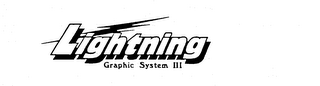 LIGHTNING GRAPHIC SYSTEM III logo