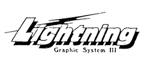 LIGHTNING GRAPHIC SYSTEM III logo