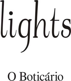 LIGHTS O BOTICÁRIO logo