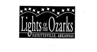 LIGHTS OF THE OZARKS FAYETTEVILLE, ARKANSAS logo