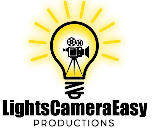 LIGHTSCAMERAEASY PRODUCTIONS logo