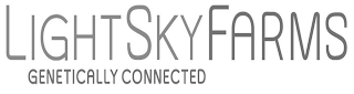 LIGHTSKYFARMS GENETICALLY CONNECTED logo