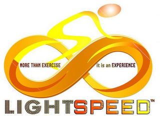 LIGHTSPEED MORE THAN EXERCISE IT IS AN EXPERIENCE logo