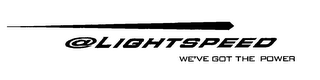@LIGHTSPEED WE'VE GOT THE POWER logo