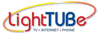 LIGHTTUBE TV · INTERNET · PHONE logo