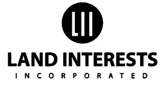 LII LAND INTERESTS INCORPORATED logo