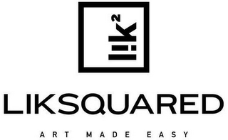 LIK2 LIKSQUARED ART MADE EASY logo