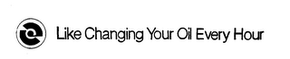 LIKE CHANGING YOUR OIL EVERY HOUR logo