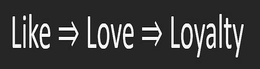 LIKE ? LOVE ? LOYALTY logo