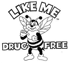 LIKE ME DRUG FREE logo