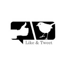 LIKE & TWEET logo