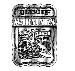 LIKEURSTOKERIJ,,DE ROEMER" WARNINKS A 1616 DE ERVEN WED.H.WARNINK ADVOCAAT