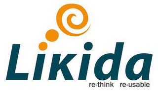 LIKIDA RE-THINK RE-USABLE logo
